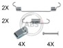 Монтажний набір гальмівної колодки A.B.S. A.B.S. 0019Q (фото 1)