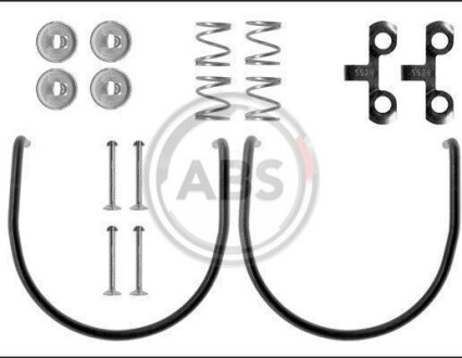 Монтажний набір гальмівних колодок A.B.S. A.B.S. 0587Q
