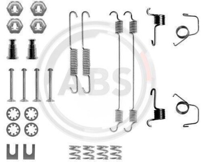 Монтажний набір гальмівних колодок A.B.S. A.B.S. 0617Q