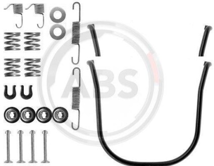 Монтажний набір гальмівних колодок A.B.S. A.B.S. 0634Q