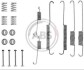 Монтажний набір гальмівних колодок A.B.S. A.B.S. 0640Q (фото 1)