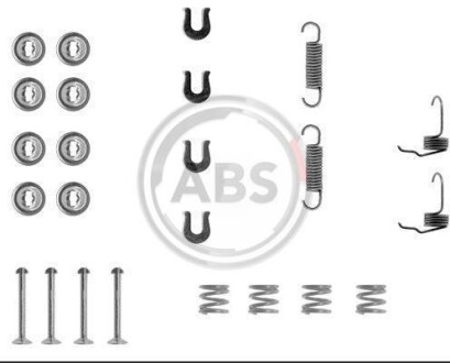 Монтажний набір гальмівних колодок A.B.S. A.B.S. 0655Q