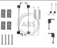 Монтажний набір гальмівних колодок 0676Q A.B.S.