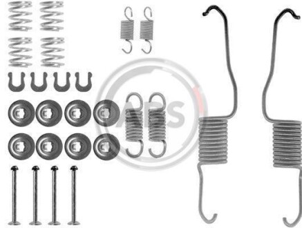 Монтажний набір гальмівних колодок A.B.S. A.B.S. 0684Q