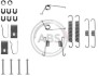 Монтажний набір гальмівних колодок A.B.S. A.B.S. 0693Q (фото 1)