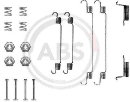 Монтажний набір гальмівних колодок A.B.S. A.B.S. 0737Q