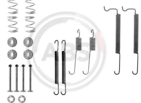 Монтажний набір гальмівних колодок A.B.S. A.B.S. 0744Q