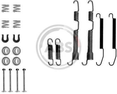 Монтажний набір гальмівних колодок A.B.S. A.B.S. 0761Q