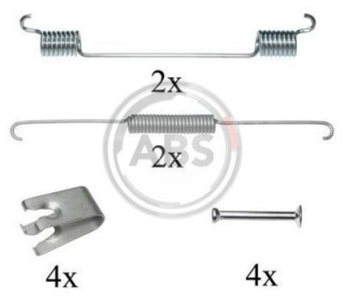 Монтажний набір гальмівних колодок A.B.S. A.B.S. 0781Q