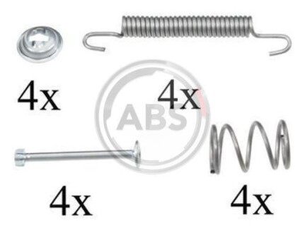 Комплектующие, стояночная тормозная система A.B.S. A.B.S. 0791Q