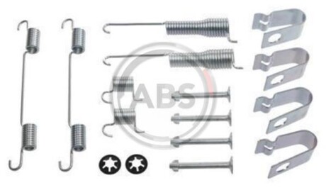 Монтажний набір гальмівних колодок A.B.S. A.B.S. 0800Q
