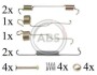 Монтажний набір гальмівних колодок A.B.S. A.B.S. 0804Q (фото 1)