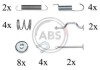 Комплектующие, стояночная тормозная система A.B.S. A.B.S. 0810Q (фото 1)