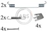 Монтажний набір гальмівних колодок 0814Q A.B.S. 0814Q