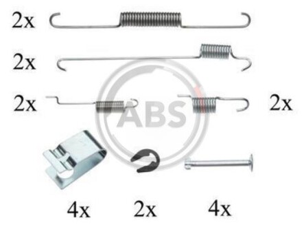 Монтажний набір гальмівних колодок A.B.S. A.B.S. 0815Q