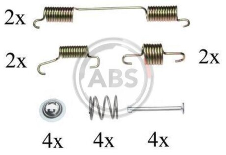Комплектующие, стояночная тормозная система A.B.S. A.B.S. 0828Q