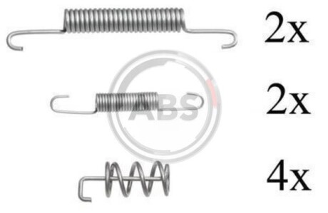 Комплектующие, стояночная тормозная система A.B.S. A.B.S. 0831Q