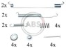 Монтажний набір гальмівних колодок A.B.S. A.B.S. 0843Q (фото 1)