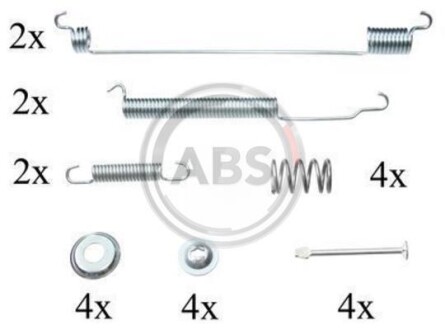 Монтажний набір гальмівних колодок A.B.S. A.B.S. 0843Q