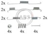 Монтажний набір гальмівних колодок A.B.S. A.B.S. 0861Q (фото 1)