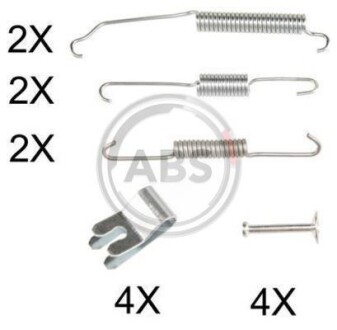 Монтажний набір гальмівних колодок A.B.S. A.B.S. 0882Q