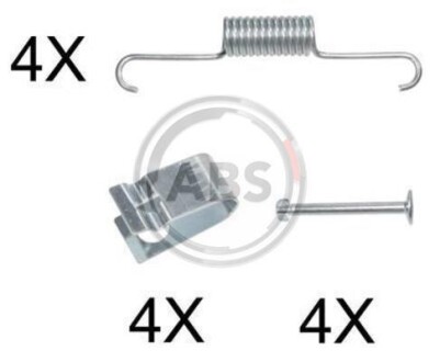 Комплектующие, стояночная тормозная система A.B.S. A.B.S. 0884Q