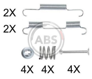 Комплектующие, стояночная тормозная система A.B.S. A.B.S. 0896Q