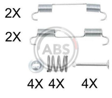Комплектующие, стояночная тормозная система A.B.S. A.B.S. 0897Q
