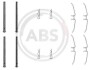 Комплектующие, колодки дискового тормоза A.B.S. 0901Q (фото 1)