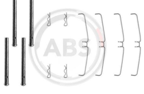 Комплектующие, колодки дискового тормоза A.B.S. 0907Q