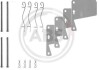 Комплектующие, колодки дискового тормоза A.B.S. 0910Q (фото 1)
