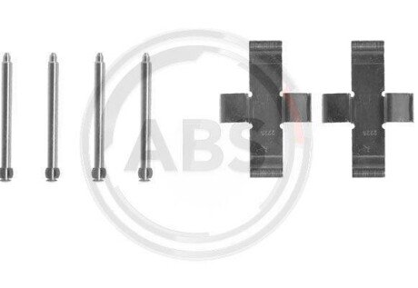 Комплектующие, колодки дискового тормоза A.B.S. 0916Q