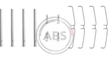 Гальмівні колодки (монтажний набір) A.B.S. A.B.S. 0965Q