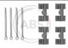 Комплектующие, колодки дискового тормоза A.B.S. 0969Q (фото 1)