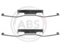 Комплектующие, колодки дискового тормоза A.B.S. 1011Q (фото 1)