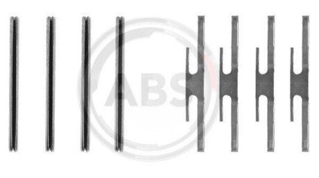 Комплектующие, колодки дискового тормоза A.B.S. 1012Q