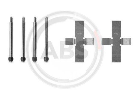 Комплектующие, колодки дискового тормоза A.B.S. 1040Q