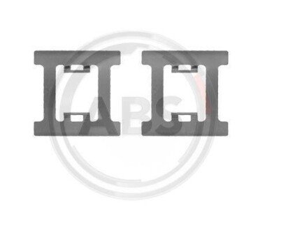 Комплектующие, колодки дискового тормоза A.B.S. 1041Q