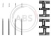 Комплектующие, колодки дискового тормоза A.B.S. 1045Q (фото 1)