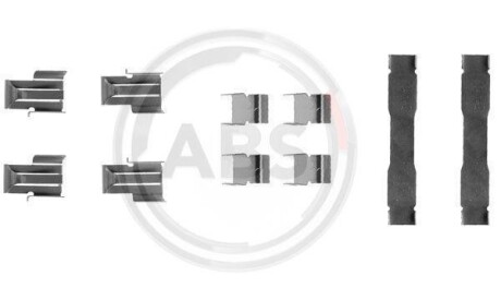 Комплектующие, колодки дискового тормоза A.B.S. 1071Q