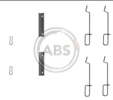 Гальмівні колодки (монтажний набір) A.B.S. A.B.S. 1125Q (фото 1)