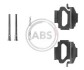 Гальмівні колодки (монтажний набір) A.B.S. A.B.S. 1140Q (фото 1)