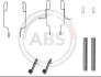 Комплектующие, колодки дискового тормоза A.B.S. 1147Q (фото 1)
