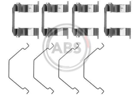 Комплектующие, колодки дискового тормоза A.B.S. 1158Q