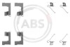 Комплектующие, колодки дискового тормоза A.B.S. 1179Q (фото 1)