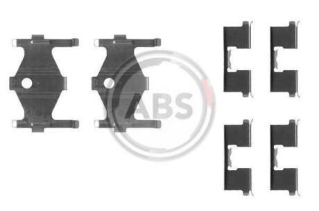 Гальмівні колодки (монтажний набір) A.B.S. A.B.S. 1185Q