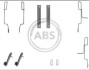 Комплектующие, колодки дискового тормоза A.B.S. 1188Q (фото 1)