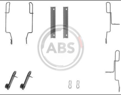 Комплектующие, колодки дискового тормоза A.B.S. 1188Q