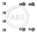 Комплектующие, колодки дискового тормоза A.B.S. 1198Q (фото 1)