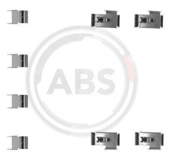 Комплектующие, колодки дискового тормоза A.B.S. 1198Q